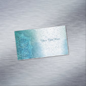 Instructeur de yoga Mandala Magnet Carte de visite (In Situ)