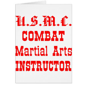 Instructeur en arts martiaux de combat de l'USMC