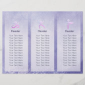 Instructeur voor Meditatie Yoga Pose Brochure (Achterkant)