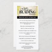 Instructie voor wenkbrauw nazorg Eenvoudig Zwart G Bedankkaart (Voorkant / Achterkant)