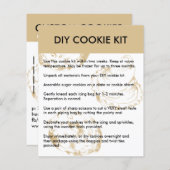 Instructies voor bakkerijkoekjes (Voorkant / Achterkant)