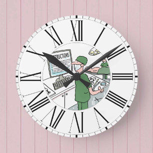 Instructies voor chirurgische ingrepen op het sche ronde klok