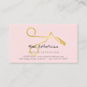 Instructies voor nabehandeling Lash Curve Gold Pin Visitekaartje