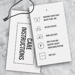 Instructies voor reinigen Product Let op Label Kaa Visitekaartje