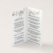 Instructies voor Roze en Gold Lip Visitekaartjes (Binnen)