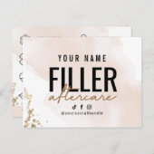 Instruction post-traitement de la carte de remplis (Devant / Derrière)