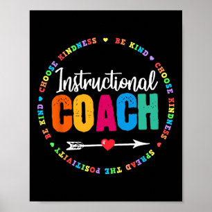 Instructional Coach Crew Byck naar school matching Poster