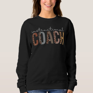 Instructional Coach Leopard Appreaison For Women Trui