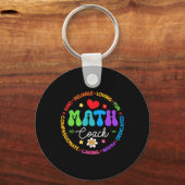 Instructional Math Coach Crew Back To School Match Sleutelhanger (Voorkant)
