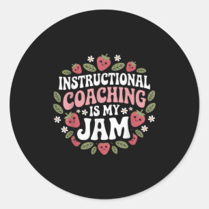 Instructionele coaching is mijn JAM Teacher Coach Ronde Sticker