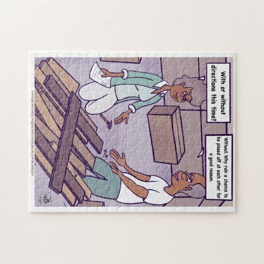 Instructions Carton Jigsaw Puzzle (Horizontal)