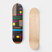 Instructions colorées> Retro Skateboard deck (Recto)