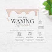 Instructions de soins après épilation rose minimal (Bureau)