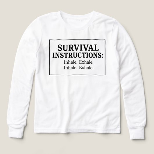 Instructions de survie - (Motif recto)