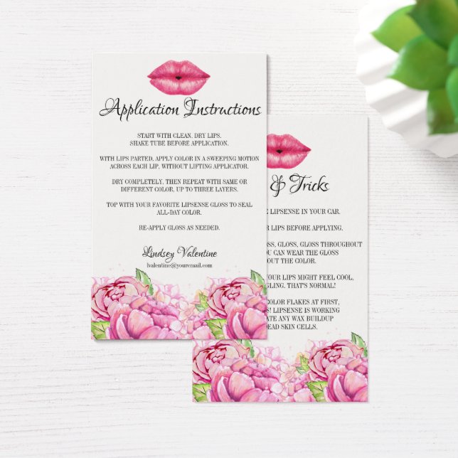 Instructions et conseils pour l'application Lips e (Bureau)