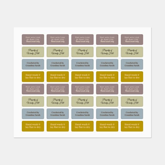 Instructions Étiquettes pour le nettoyage des clés (Feuille)