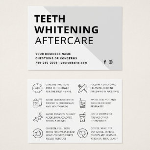 Instructions pour blanchir les dents simples