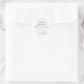 Instructions pour le Étiquette d'extraction de van (Sac)