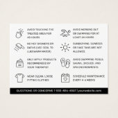 Instructions pour l'enlèvement des cheveux de la c (Dos)