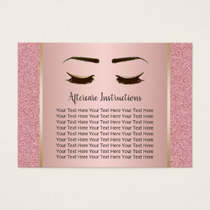 Instructions pour les soins postérieurs Maquillag