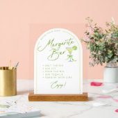 Instructions pour un bar à margaritas de douche de (Mariage)