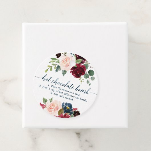 Instructions relatives aux étiquettes de la bombe  (En situation)