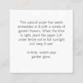 Instructions sur les étiquettes de cadeaux (Devant)