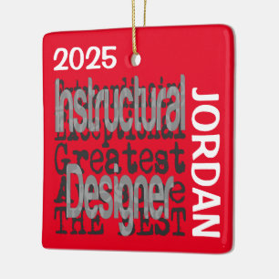 Instructureel Designer Buitengewoon CUSTOM Keramisch Ornament