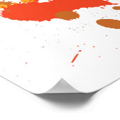 instrument de musique de trompette affiche imprimé (Coin)