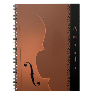 Instrument de musique violon (moyen) Carnet