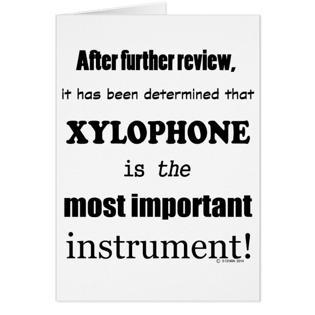 Instrument le plus important de Xylophone (Devant)