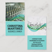 Instrument mixte | Carte de visite de notes musica (Devant / Derrière)