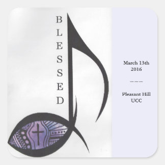 Instrument Zegen Sticker