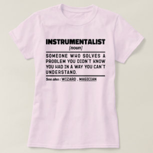 Instrumentalist Zelfstandig naamwoord Instrument D T-shirt