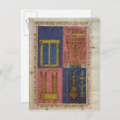 Instrumenten van de tempel briefkaart (Voorkant / Achterkant)