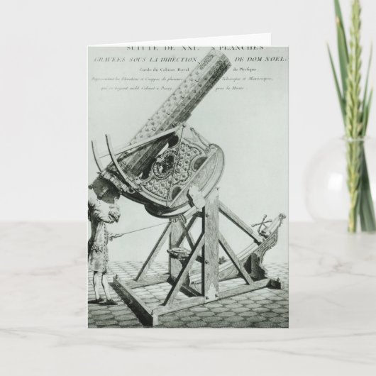 Instrumenten voor optique van Dom Noel Feestdagen Kaart (Voorkant)