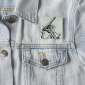 Instrumenten voor optique van Dom Noel Vierkante Button 5,1 Cm (In situ)