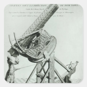 Instrumenten voor optique van Dom Noel Vierkante Sticker