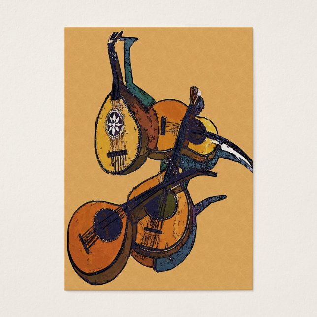 Instruments de musique à cordes (Devant)