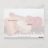 Instruments de musique ~ Chantez Louanges ! Carte  (Dos)