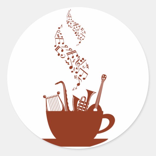 Instruments De Musique Et Stickers Notes (Devant)