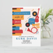 Instruments de musique Invitation de fête d'annive (Debout devant)