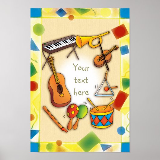 Instruments de musique - Poster (Devant)