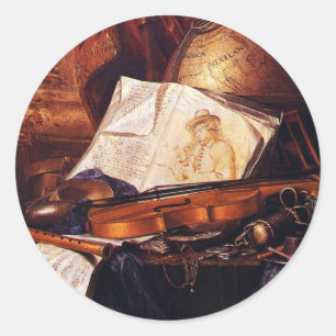 Instruments de musique Stickers de peinture