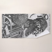 Instruments de subsistance humaine, Arcimboldo (Serviette de bain)