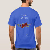 Instrumentvormig object dat ik trompet Wh. Txt. T-shirt (Achterkant)