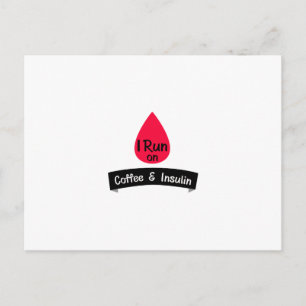Insulin Funny Sarcastic Diabetes Gift Briefkaart
