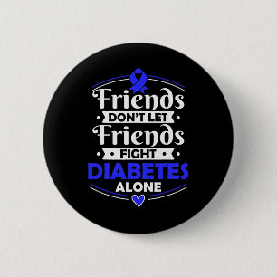 Insuline-afhankelijke Diabetes Overlevende - T1d A Ronde Button 5,7 Cm