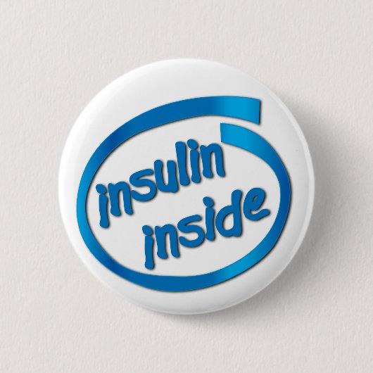 Insuline Inside Ronde Button 5,7 Cm (Voorkant)
