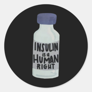 Insuline is een patiënt die zich bewust is van het ronde sticker